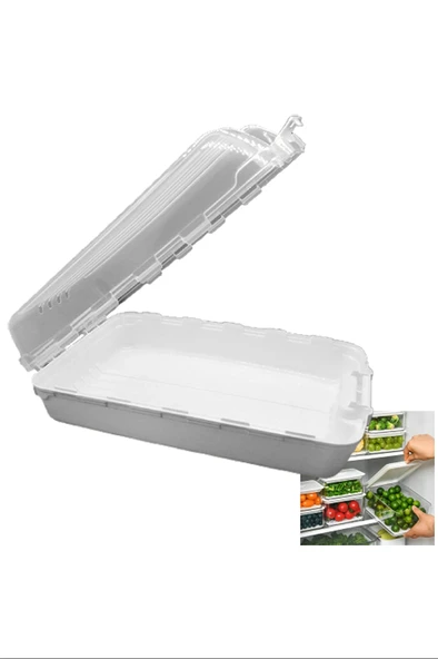 LitaeTrend Buzdolabı Saklama Kabı Organizer Royaleks-07412 - 1