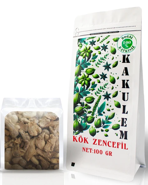 KAKUELM SERTİFİKALI Kök Zencefil 100 GR ürün görseli