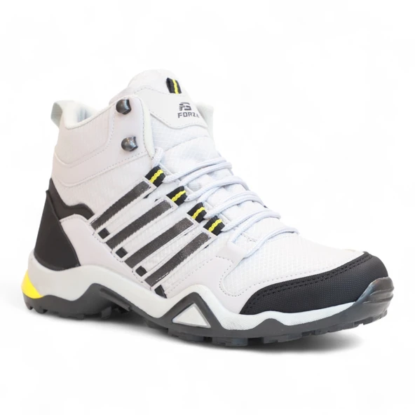 2226-Forza Anatomik Kaydırmaz Tabanlı Soft Shell Outdoor Trekking Erkek Bağcıklı Spor Bot - 8