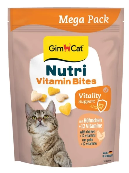 Gimcat Nutri Vitaminli Tavuklu Zindelik Bakımı Kedi Ödülü 425 gr Mega Boy ürün görseli 1