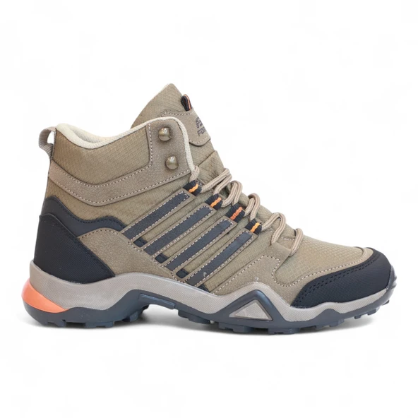 2226-Forza Anatomik Kaydırmaz Tabanlı Soft Shell Outdoor Trekking Erkek Bağcıklı Spor Bot - 2