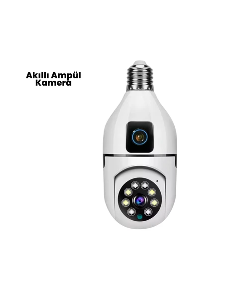 1080P WiFi Ampul Kamerası ürün görseli 1
