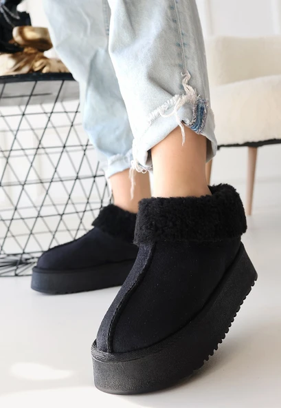 Edali Siyah Süet Bot ürün görseli