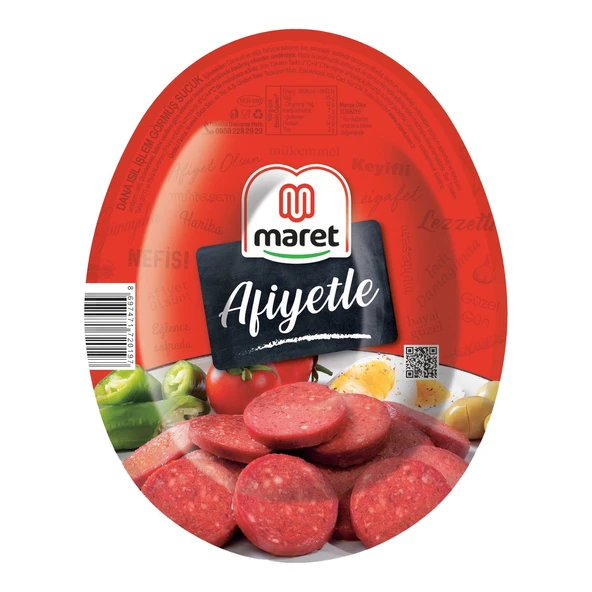 Maret Afiyetle Dana Sucuk 200 gr x 2 Adet - 2