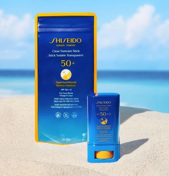 Shiseido SPF 50+ Protection Stick Shape Transparent Sunscreen For Face And Body 20 Gr - 2