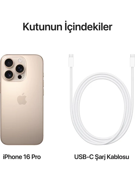 Apple iPhone 16 Pro 1 TB Çöl Titanyum Cep Telefonu (Apple TR Garantili) - Outlet - Resim 4