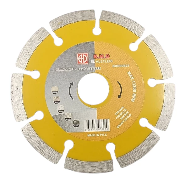 Fixonic B.H.D BHD00827 115mm Soketli Elmas Testere (Mermer, Granit, Seramik) ürün görseli 1