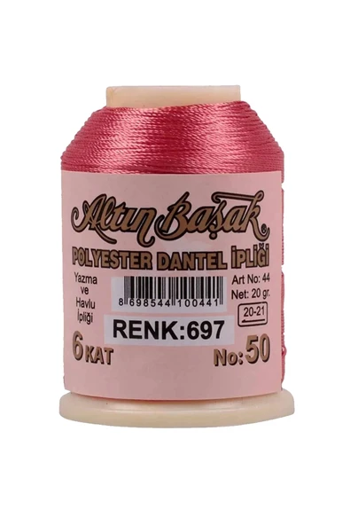 LitaeTrend 3 Adet Altınbaşak Oya ve Dantel İpi 20 gr - Royaleks - No: 697 - 035 - 015 - Resim 3