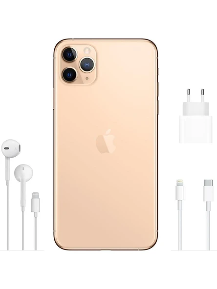 Apple iPhone 11 Pro Max 512 GB Altın Outlet (Apple TR Garantili) - 4