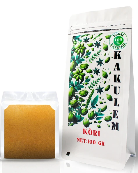 KAKUELM SERTİFİKALI Makarnalık Mangallık Yemeklik Toz Köri Sos 100 GR