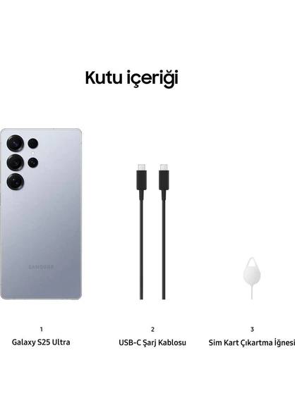 Samsung Galaxy S25 Ultra 512GB Mavi Titanyum 12 GB Outlet (Samsung TR Garantilidir) - 2