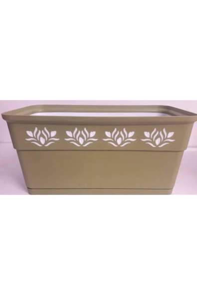 LitaeTrend 30 Cm Uzunluğunda Çift Renkli Balkon Saksı Royaleks-AK637 ürün görseli 1