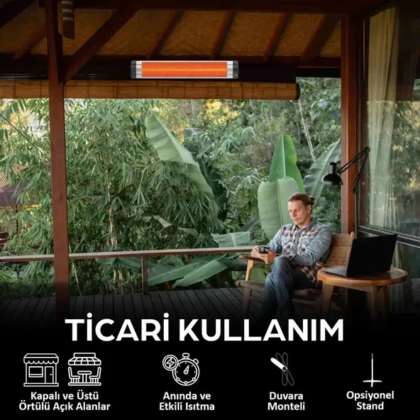UFO S/2300 W Duvar Tipi Isıtıcı - Uzaktan Kumandalı - 6