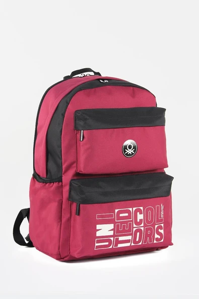 United Colors of Benetton . Çift Bölmeli Sırt Çantası 04295 - 7