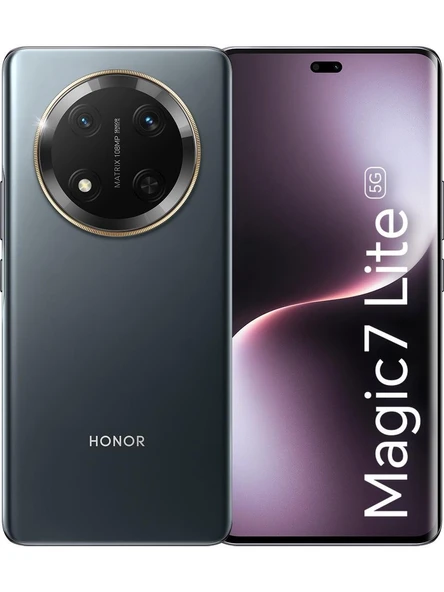 Honor Magic 7 Lite 256 GB 8 GB Ram Siyah Outlet (Honor TR Garantilidr)