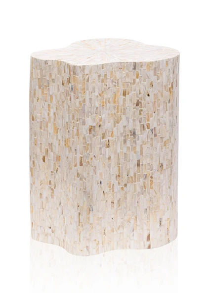 The Mia Sedef Tabure Yan Sehpa 35x35x50 cm TLC0128 ürün görseli