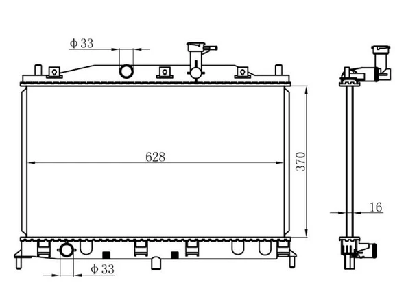 TERMOSTAT 87 C MERCEDES C-CLASS OM611 W202 S202  A6112000015 ürün görseli