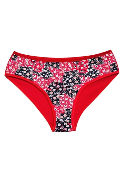 LitaeTrend Pamuklu Geniş Kenarlı Likralı Desenli Bato Kadın Külot Desen 10 ürün görseli 1