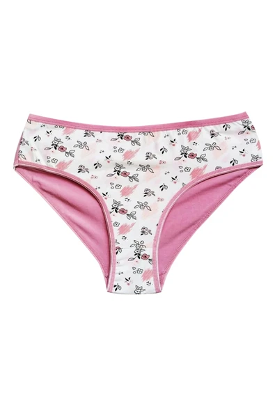 LitaeTrend Pamuklu Geniş Kenarlı Likralı Desenli Bato Kadın Külot 5'li Paket Set 2 - Resim 5