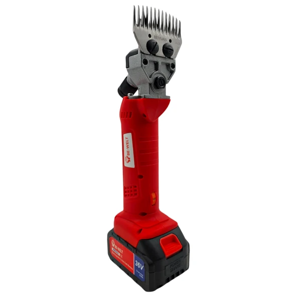 Fixonic Be-Welt PRT015 36V/4Ah. Devir Ayarlı Şarjlı Koyun Kırkma Makinesi - Resim 2