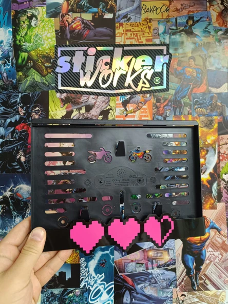 Pixel Kalp Motor Plakalık - Resim 2