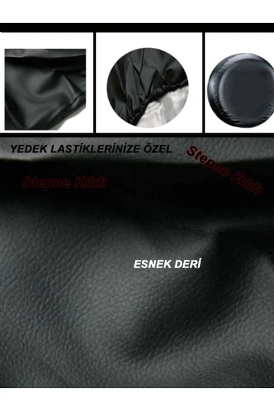 DesingONB VOLKSWAGEN GOLF 8 Uyumlu Oto Araç Stepne Kılıfı 17-18 inç - 5