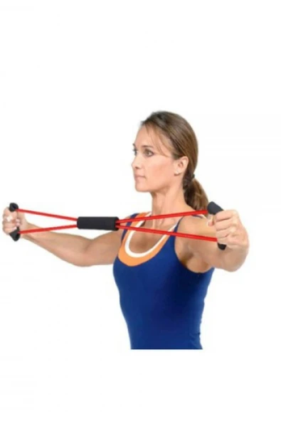 Pilates ve Yoga Egzersiz Lastiği – Jimnastik, Spor ve Kondisyon Direnç Bandı - 3
