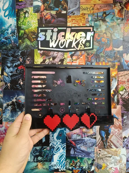 Pixel Kalp Motor Plakalık ürün görseli 1