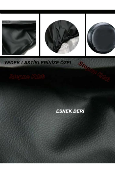 DesingONB MAZDA CX/3 uyumlu oto,araç Stepne Kılıfı 15-16 inç - 4