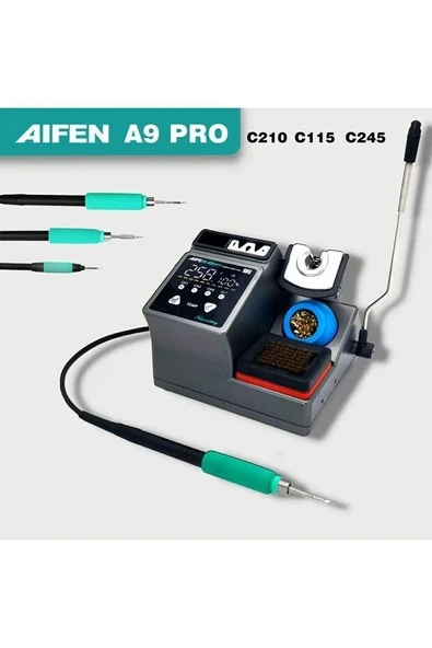 Aifen A9 Pro Kalem Lehim İstasyonu Tek Kol ( 3 Uç Hediyelidir )