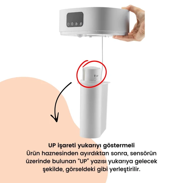 Bebebao Pufi 5lt Ultrasonik 7 Renkli Buhar Makinesi Hava Oda Ortam Nemlendirici Dokunmatik Panel Aromatik Yağ Hazneli - 3