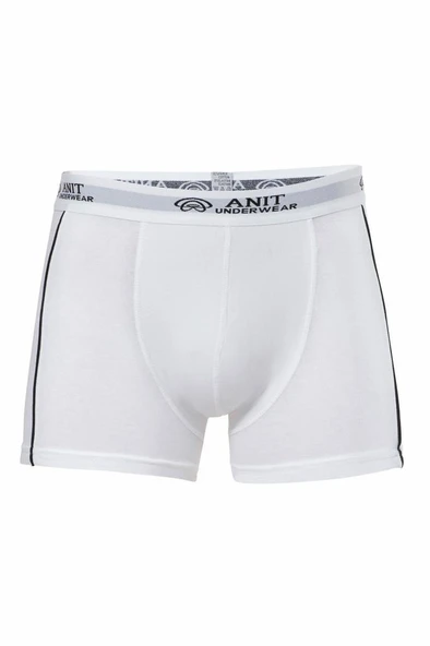 3 Adet Anıt Erkek Likralı Şeritli Boxer 1120 - Resim 2