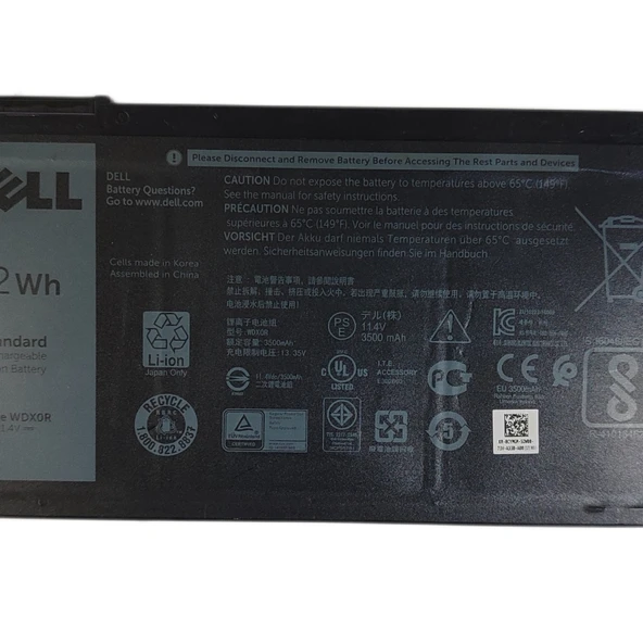 DELL İNSPİRON 13 7378 (WDXOR) BATARYA