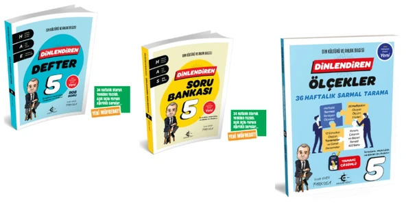 ARI YAYINCILIK 5. Sınıf Dinlendiren Defter - Soru Bankası ve Ölçekler 36 Haftalık Sarmal Tarama ürün görseli