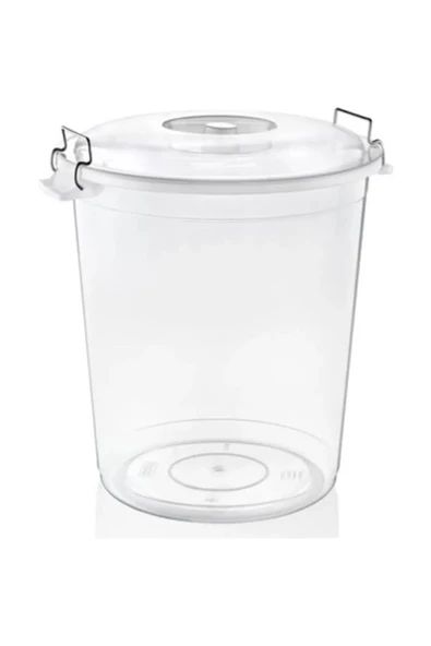 LitaeTrend Plus Şeffaf Bakliyat Kovası 50 Litre Royaleks-ASD173 ürün görseli 1