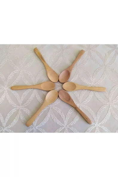 LitaeTrend Bambu 6lı Mama Kaşık Küçük Royaleks-45336 - 1