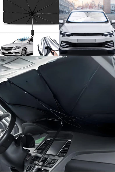 Mithra Life Katlanabilir Oto Şemsiye Ön Cam Araba Güneşlik MIT1253 - Resim 6