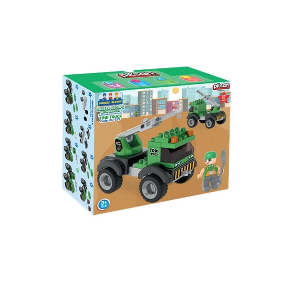 06 535 Bloklu Meslek Grupları -Pilsan Oyuncak - 1 Adet Stokta Model Gönderilir - 5