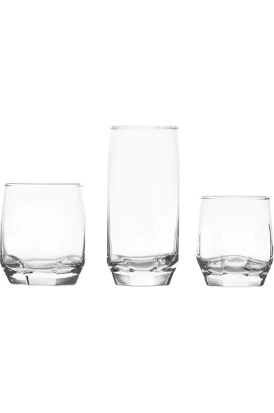 LAV Diamond 18 Parça Meşrubat Bardağı Seti Fma05058 - 3