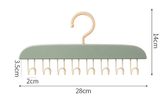 8 Kancalı Çok Amaçlı Yapışkanlı Askı - 1 Adet Stokta Olan Renk Gönderilir - 4
