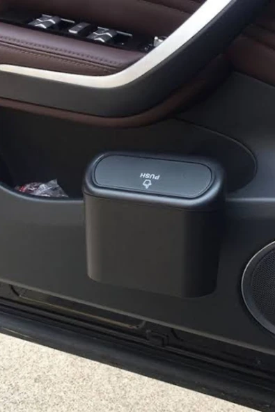 Mithra Life Kapaklı Taşınabilir Araç İçi Mini Çok Amaçlı Çöp Kutusu MIT1254 - Resim 8