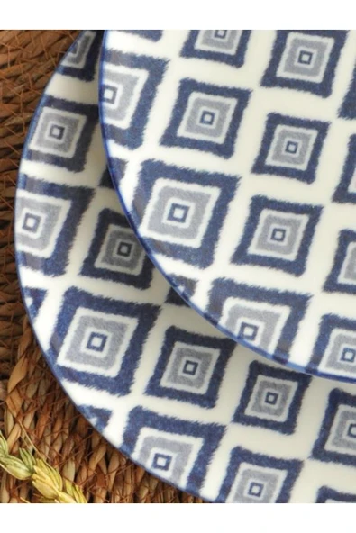 Hisar Hurç 6 lı Porselen Pasta Seti 19 cm ürün görseli 1