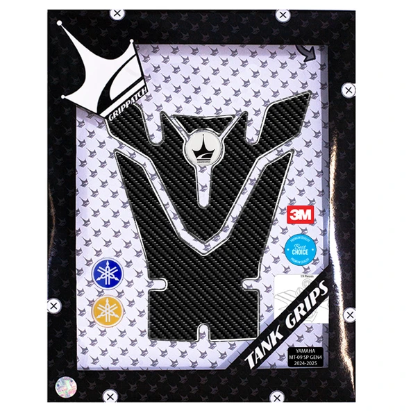 YAMAHA MT-09 SP GEN4 2024 - 2025 ile Uyumlu Kaydırmaz 6D Karbon 19 Parça Tank Pad Seti GC80 - Resim 8