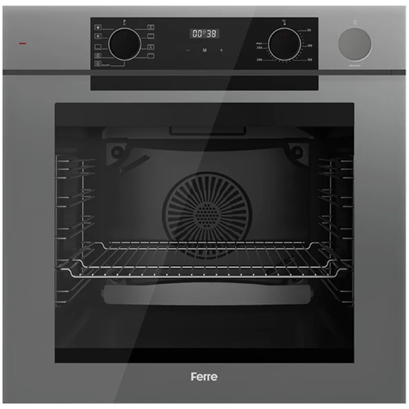 Ferre FryArt Artline Steam QEP64CPR - SC408-WFA - D065-SA 9 Prog. Dijital Turbo Ank. Set - Gri - 2