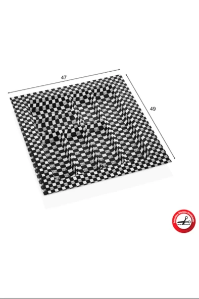 LitaeTrend Eco Modül Kaşıklık Damalı 47x49 Royaleks-ACERO-20123 - 1