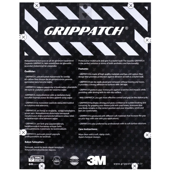 YAMAHA MT-09 SP GEN4 2024 - 2025 ile Uyumlu Kaydırmaz 6D Karbon 19 Parça Tank Pad Seti GC80 - Resim 7