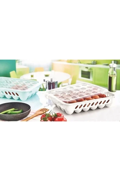 LitaeTrend Yumurta Saklama Kabı 24 Lü Royaleks-ÇNK2355 - Resim 2