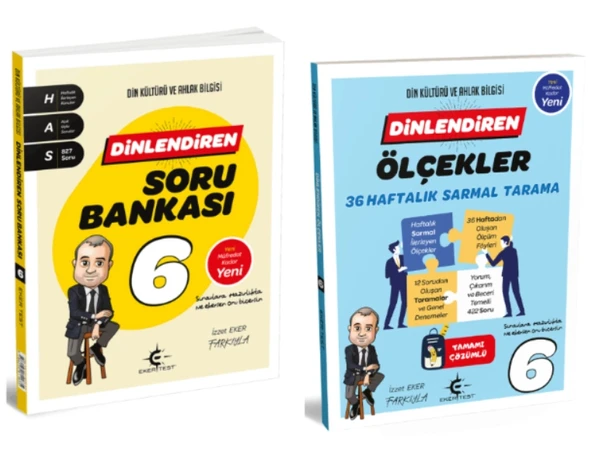 ARI YAYINCILIK 6. Sınıf Dinlendiren Soru Bankası ve Ölçekler 36 Haftalık Sarmal Tarama ürün görseli
