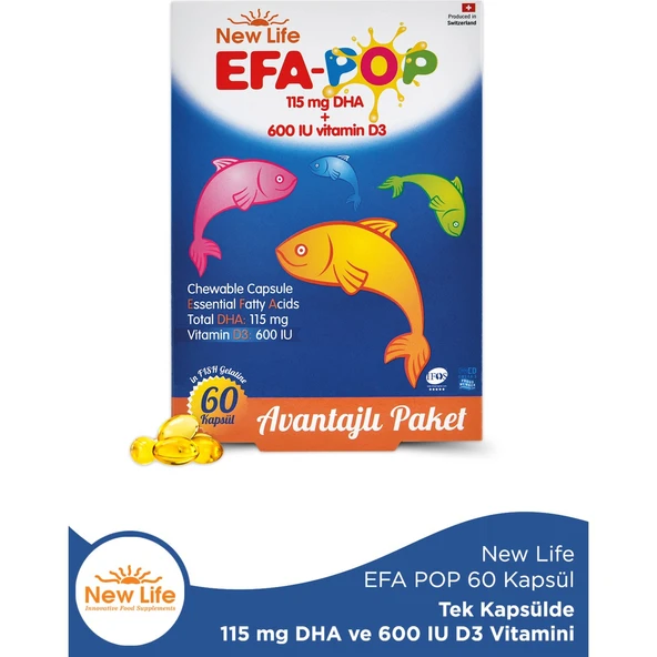 New Life Efa Pop 60 Kapsül ürün görseli