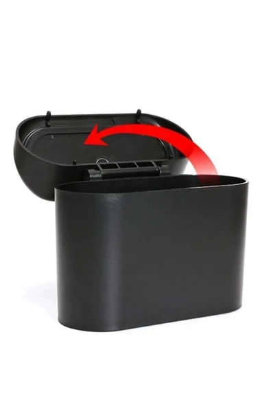 Mithra Life Kapaklı Taşınabilir Araç İçi Mini Çok Amaçlı Çöp Kutusu MIT1254 - Resim 6